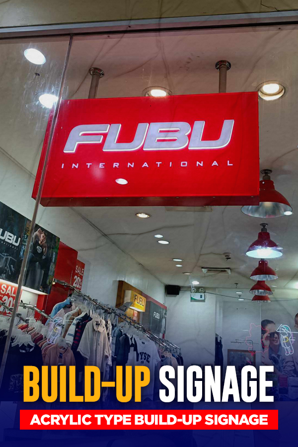 Build Up Acrylic Signage